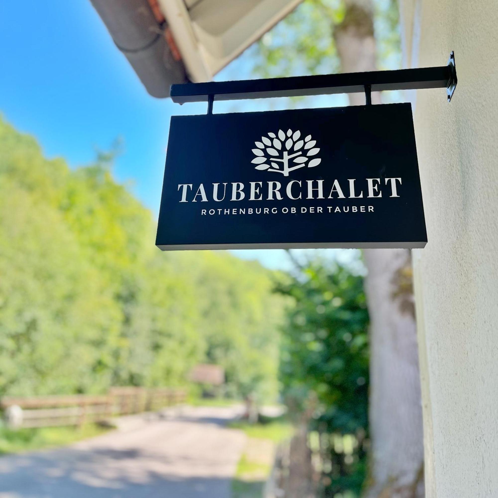 רוטנבורג אוב דר טאובר Tauberchalet I Boutique-Ferienhaus Mit Sauna, Whirlpool & Natur I 10Min Walk To Historic Old Town מראה חיצוני תמונה